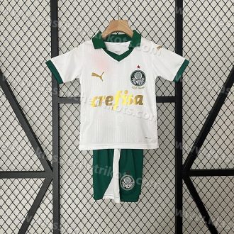 Palmeiras Auswärtstrikot Fußballtrikot Kinder Set 24/25